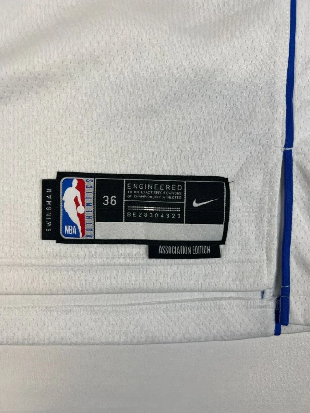 Nike Cooper Flagg Dallas Mavericks Jersey Youth XS 36 White Association Edition - Picture 3 of 9